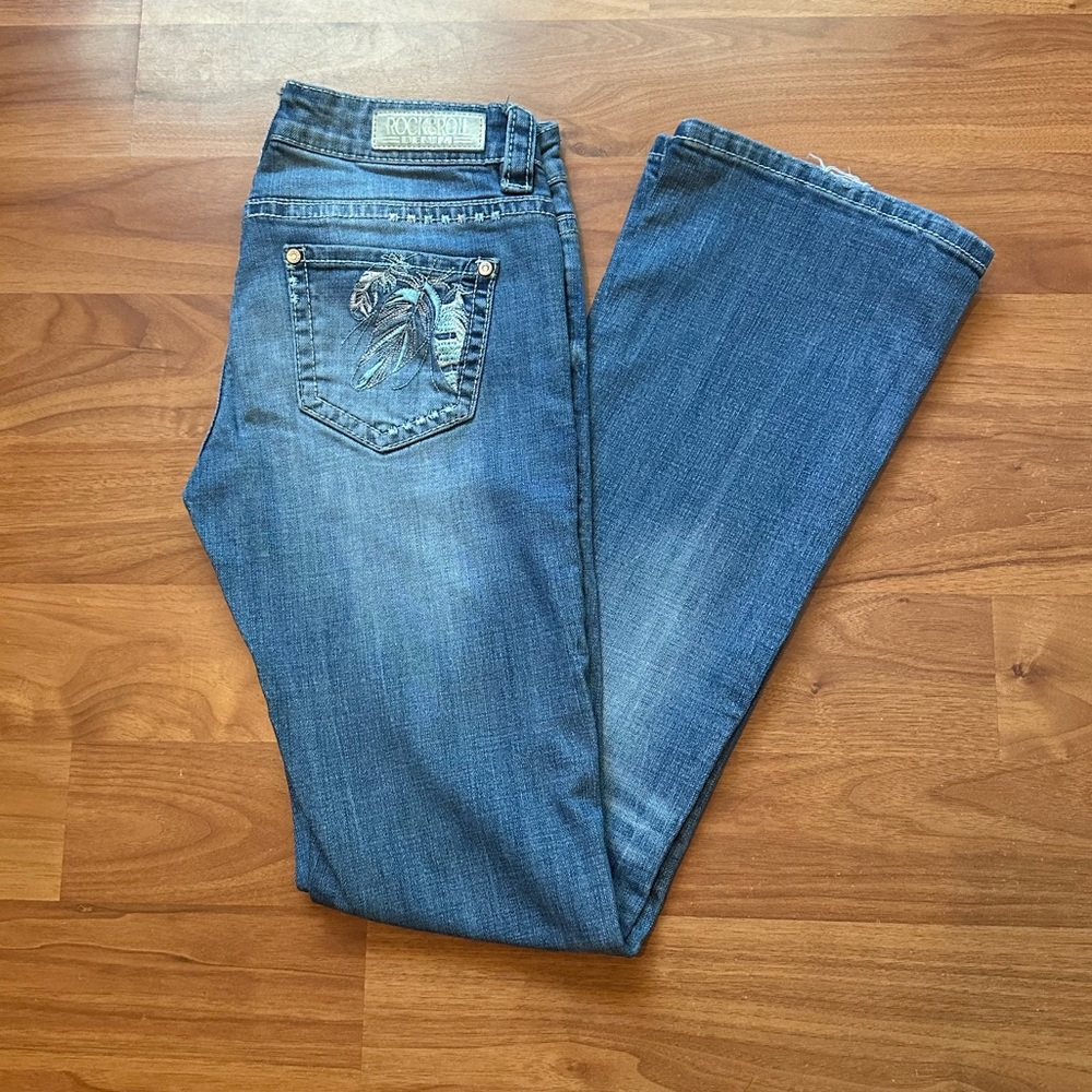 Rock & Roll Cowgirl Rival Low Rise Bootcut Jean